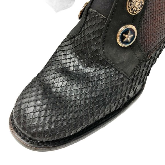 Cuadra High Heel Booties Python Skin Size 7 - Picture 6 of 10